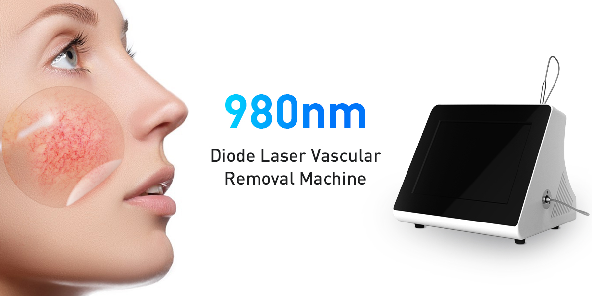 Macchina per la rimozione delle vene dei ragni con laser a diodi da 980 nm