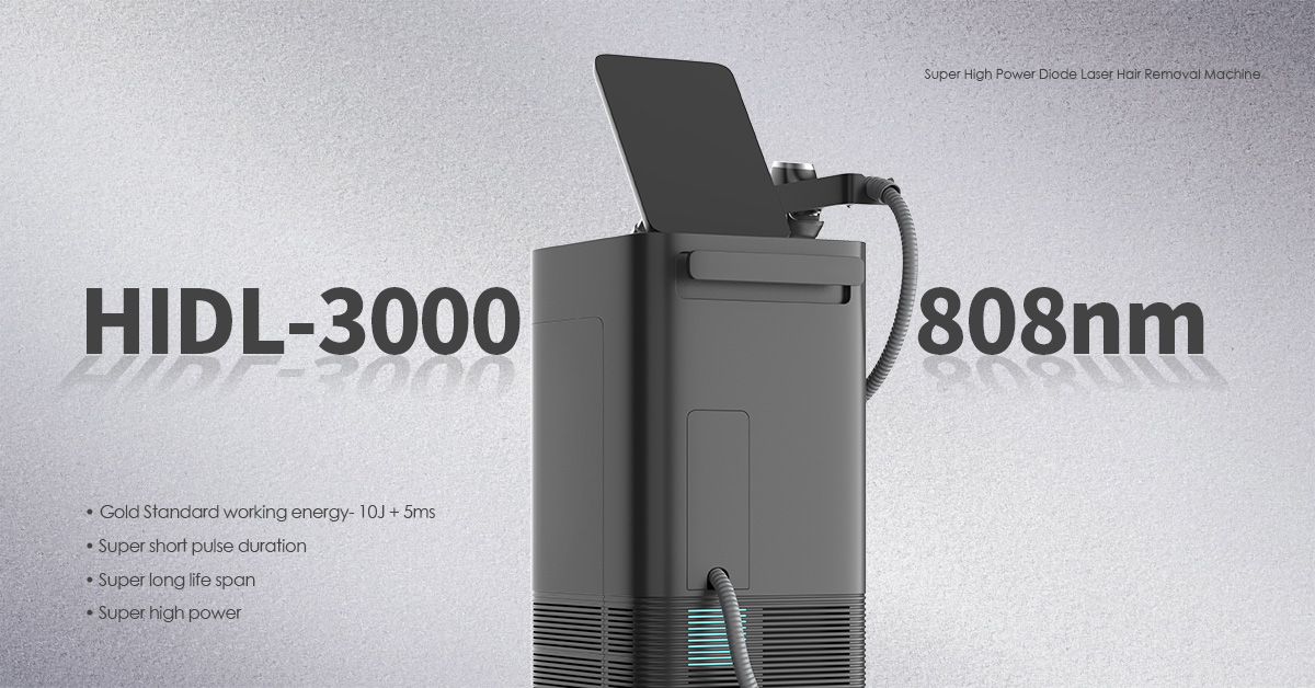 Macchina per la depilazione laser a diodi 3000W 808nm 