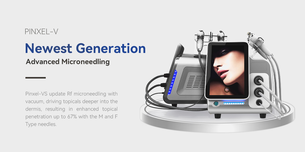 Macchine portatili per microneedling RF sottovuoto